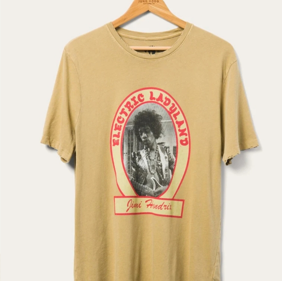 Jimi Hendrix Electric Lady Vintage Retro Concert look T shirt Men's Unisex XXL